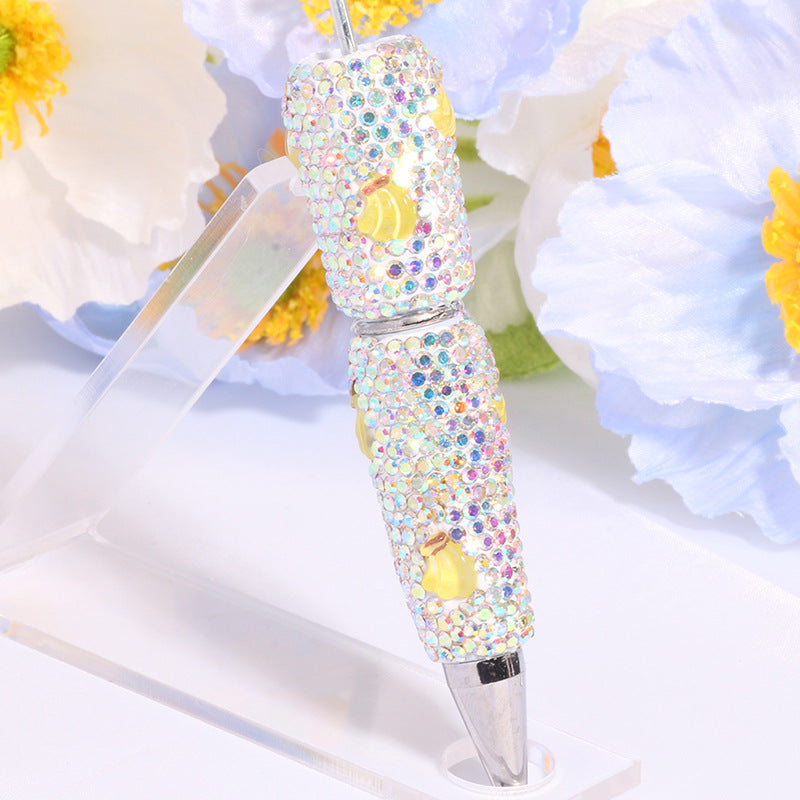 wholesale 3pcs beadable pens DIY Shell Diamond Bead Pen